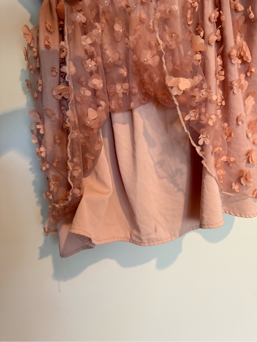 Entro Delicate Pink Ruffle Flutter Tank Top - Picture 3 of 8
